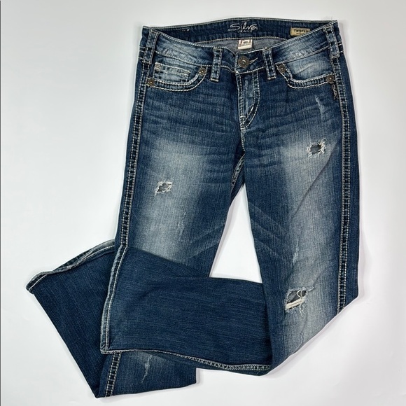 Silver Jeans Twisted Bootcut Jeans 28x33 - Picture 1 of 11